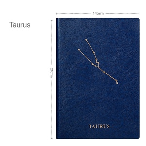 12 Zodiac Constellation Creative Étudiant En Cuir Pu A5 Voyage Fil Relié Note Livre Business School Bureau Secret Journal Journal - Product Image 6