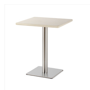 圆形玻璃餐厅制造商金色铬色Inox银色1100毫米茶几底座 - Product Image 5