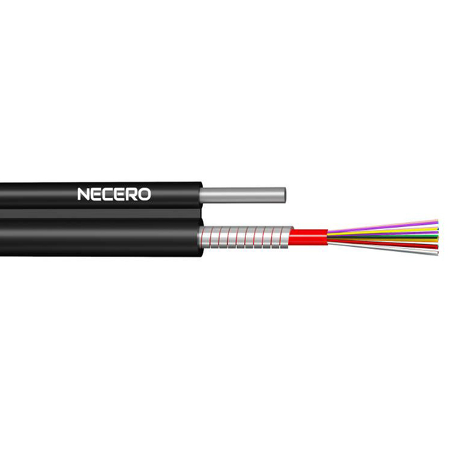 High Quality Ftth Optical Fiber for Outdoor Steel Wire Drop Cable Sm GYXTC8KH Flat Drop Cable Telecom Communication