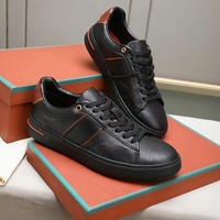 Chaussures décontractées à lacets LP Designer Sporty, chaussures de sport et de marche confortables pour hommes - Hiver/Printemps/Automne, cuir véritable