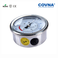 Oil Filled Pressure Gauge Liquid Filled Pressure Gauge Gas Air Pressure Regulator with Gauge Manometer