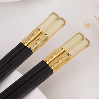 Baguettes OEM réutilisables personnalisables Baguettes PPS personnalisées avec design gravé Style classique pour hôtels