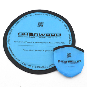 Oem Odm Artigifts fabrika toptan boş yuvarlak naylon katlanabilir Fan Polyester kumaş özel uçan disk Pet köpek uçan oyuncak - Product Image 6