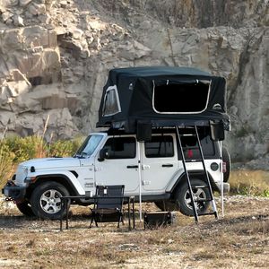 Tente de toit rigide pliable <span class=keywords><strong>Voyager</strong></span> Pro, camouflage quatre saisons, une chambre, camping en famille, SUV, pick-up, overland - Product Image 4
