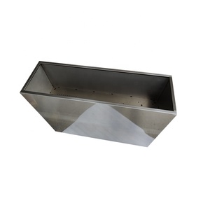 Mobilier de jardin extérieur grand jardinière rectangulaire en métal à l'extérieur boîte à plantes en aluminium pot de <span class=keywords><strong>fleur</strong></span> en acier inoxydable - Product Image 6