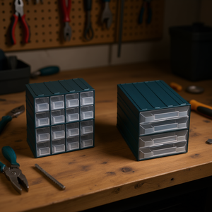 TTAKE Drawer <b>Cabinet</b> <b>Tool</b> Containers With Clear Drawers For Organized <b>Storage</b> - Product Image 2