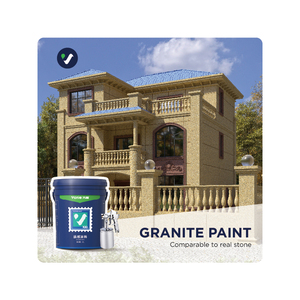 Peinture acrylique Vanlei pour pierre, excellente résistance aux intempéries, revêtement liquide en spray, imite la surface du granit, pour murs extérieurs de bâtiments - Product Image 4