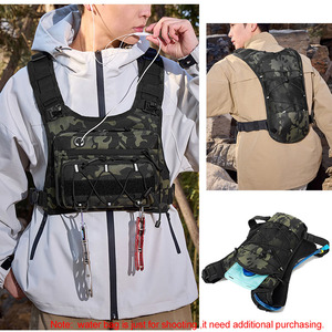 Sac de poitrine pour course à pied, gilet d'hydratation pour cyclisme, randonnée, course à vélo, marathon, sac de sport tactique pour hommes et femmes, sac à dos de camping - Product Image 2