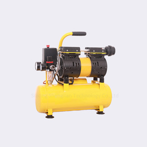 ราคาโรงงาน เครื่องอัดอากาศแบบเงียบพิเศษ 750w 550w 9 ลิตร เครื่องอัดอากาศแบบไร้น้ำมัน เครื่องอัดอากาศแบบพกพาชนิดลูกสูบ - Product Image 2