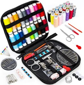 <span class=keywords><strong>Kit</strong></span> de costura portátil personalizado, suministros de costura de viaje con logotipo, accesorios para niños principiantes, mamá, <span class=keywords><strong>abuela</strong></span>, dormitorio, Kits de herramientas promocionales - Product Image 1