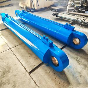 กระบอกไฮดรอลิกแบบสองจังหวะ กระบอกไฮดรอลิกขนาดใหญ่สำหรับเรือบรรทุกสิ่งของขนาดใหญ่ สำหรับเครื่องจักรทางทะเล - Product Image 1