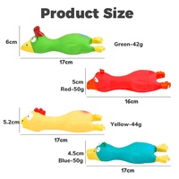 Jouets à mâcher en latex de haute qualité, durables et écologiques, en forme d'animaux, pour chiens et chats - Style amusant de dessin animé, utilisation quotidienne