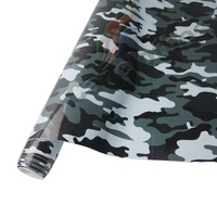 1.52x30 m Adesivo Personalizzato Film IN PVC Bianco Camo camuffamento pellicola Dell'automobile Del Vinile dell'automobile della pellicola del vinile dell'involucro dell'automobile del vinile