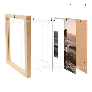 Wooden Photo <b>Frame</b> 567 Inch <b>A4</b> Size Tabletop Rectangular Durable Horizontal - Product Image 5