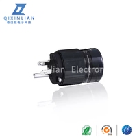 Prise d'alimentation audiophile standard américaine et connecteur IEC en cuivre pur Alpha de la série FURUTECH FI-28 du Japon