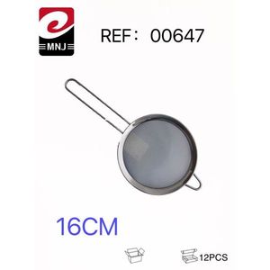16CM Wide-Rim Double-Layer Reusable Metal <b>Oil</b> <b>Filter</b> COLADOR a Practical Cooking <b>Tool</b> - Product Image 1