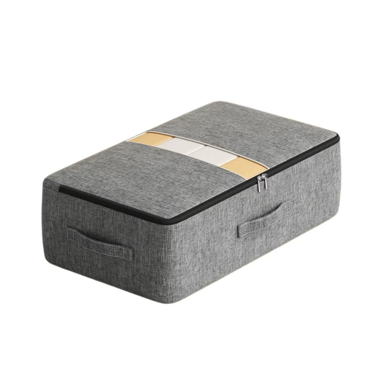 Non-woven thickened quilt bag for bed bottom [Gray]