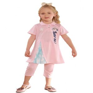 Robe d'été à manches courtes pour filles, motif mignon, vente en gros de l'usine Jinhai, succès commercial à l'international - Product Image 1
