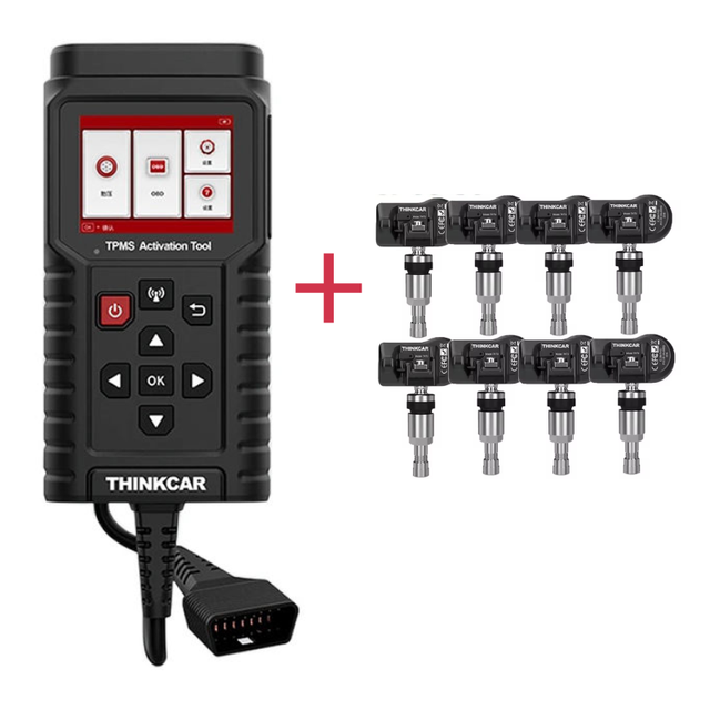 Thinkcar TP T90 TPMS Activation Tool With 8 Thinkcar 315MHz 433MHz S3 Universal Sensors Thinkcar Tire Pressure Sensor TPMS Tool