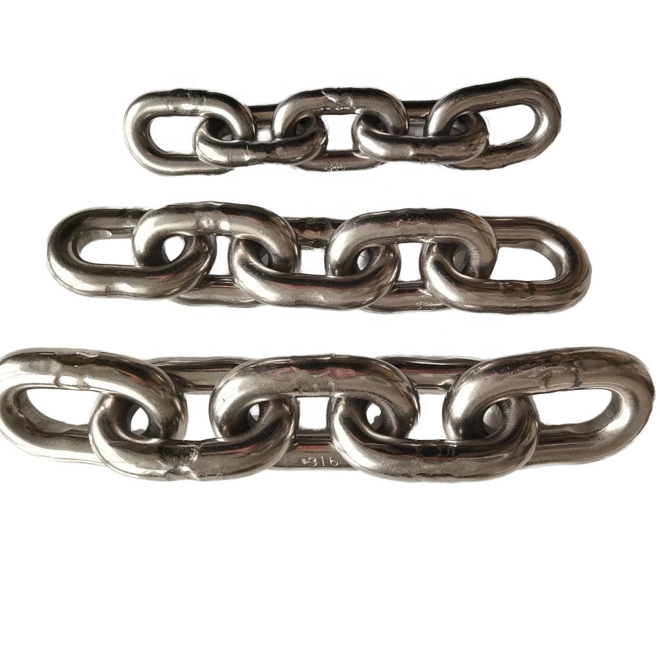 Stainless Steel DIN766 Short Link Chain