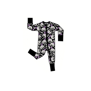 Pijamas de Bambú de Alta Calidad para Niños, Mono de Tela Suave, Primavera-Otoño, con Cierre, Cómodo, Manga Larga - Product Image 6