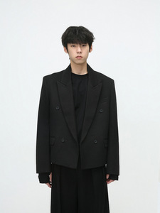 Nuovo Arrivo: <span class=keywords><strong>Blazer</strong></span> Elegante da <span class=keywords><strong>Uomo</strong></span> a Doppio Petto, Manica Lunga, Stile Casual e Comodo - Product Image 4