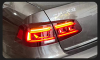 Feux arrière LED dynamiques pour VW Passat 2011-2016, feux stop, feux de recul, accessoires auto Magotan B7