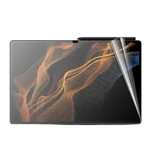 Для планшета Samsung Galaxy Tab S8 + X800 X806 S7 + T970 S7 FE T730 paperlike жидкостной пленки, такие как матовая ПЭТ для рисования Защитная пленка для экрана
