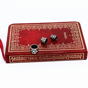 Cuentas cilíndricas de acero inoxidable yunnique con diseño de caja para hacer pulseras, accesorios de joyería DIY - Product Image 4
