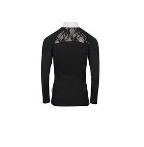 Chemise équitation à manches longues, couche arrière en dentelle, extensible à 4 voies, vêtement d'équitation, de sport - Product Image 2