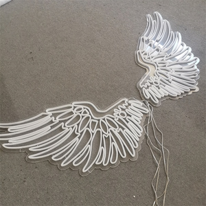 Custom Design Led angel wings flessibile silicone light flex neon RGB logo Wedding bar living - Product Image 3