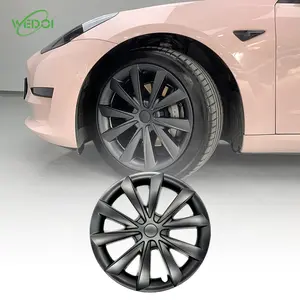 18Inch Abs Shockproof For Tesla Model 3 Hubcap Custom Spinning Hubcaps Automobile Wheel Hub Cover exterior accessories