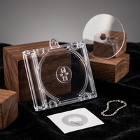 Boîte à CD miniature NFC personnalisée, porte-clés en acrylique, mini album musical personnalisé, breloque en acrylique, souvenir, cadeau