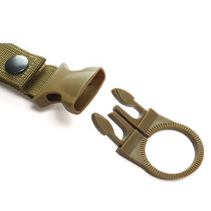 Clip pour bouteille d'eau pour sports de plein air, tissu Oxford kaki, boucle à dégagement rapide, durable, taille unique - Product Image 1