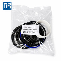 TONGDA Dichtungssatz für Hydraulikzylinder Bagger BMC39 Dichtungssatz NBR PTFE POM O-Ring Dichtung Wischring Trägerring