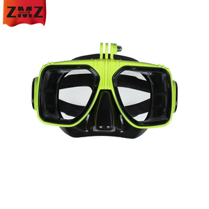 Masque de plongée à double lentille ZMZ, verre trempé 4,0 mm, support pour caméra, plongée libre, sports nautiques pour adultes - Product Image 2