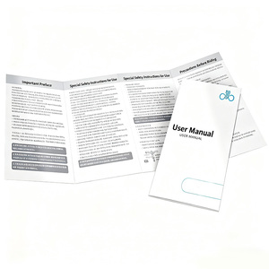 Bán buôn tùy chỉnh kích thước 2 3 4 lần trong một nửa tùy chỉnh giấy thực hiện công ty <span class=keywords><strong>flayers</strong></span> quảng cáo tờ rơi menu Áp phích in ấn Cuốn Sách Nhỏ - Product Image 3