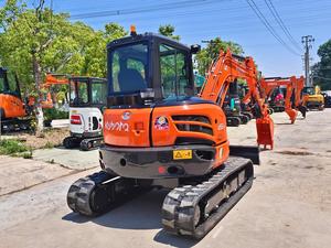 รถขุดมือสองจากญี่ปุ่นยี่ห้อคูโบต้า รุ่น U55-5 U35 KX057-4 KX163-5 KX080-4 พร้อมหัวหนีบไฮดรอลิกและสายพานยาง - Product Image 3