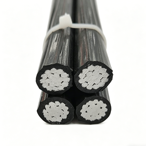 Câble Aérien ABC Industriel <span class=keywords><strong>Joca</strong></span> 4 Noyaux en Alliage d'Aluminium 4*25mm 4*50mm 4*95mm pour Ligne de Transmission Basse Tension de Construction - Product Image 2