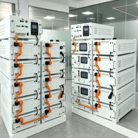 Rak Server Penyimpanan Energi Surya 5kwh 10kwh 51.2v 100ah Paket Baterai Lifepo4 untuk Penyimpanan Energi Rumah