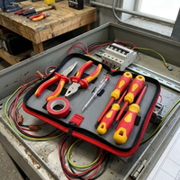 Kit d'outils à main isolés électriques professionnels 8 pièces 1000V VDE, comprenant pinces et tournevis, compatible OEM/ODM, pour électriciens domestiques et bricoleurs