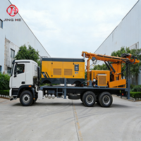 Foreuse hydraulique complète montée sur camion robuste pour le forage de puits d'eau, destinée aux projets agricoles et miniers en Afrique