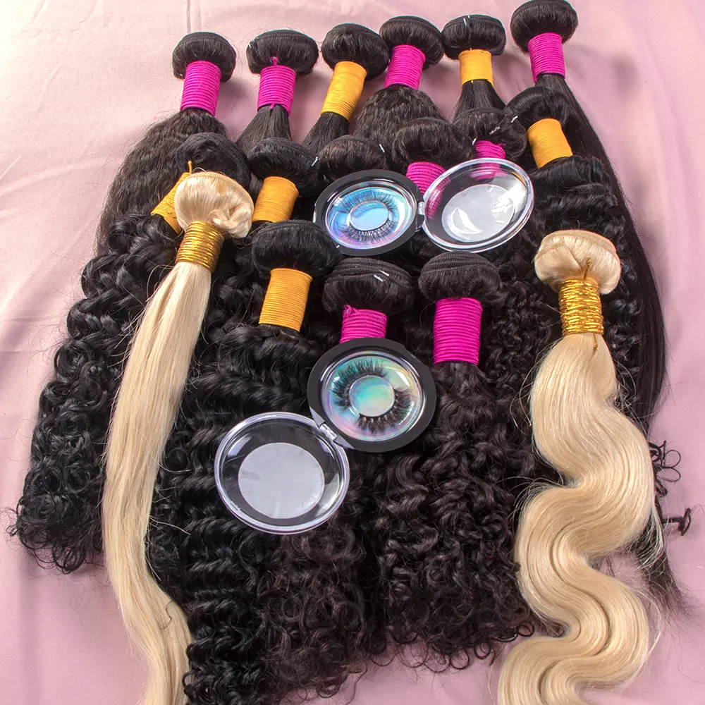 Wholesale 10A grade Mink Virgin Brazilian Hair Weave Raw Unprocessed Virgin Cuticle Aligned Human Hair Bundle Vendor