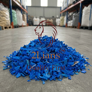 HDPE 200ltr Drum Regrind Blue 2Lians Model 2025972BN Recycling Use AE Bag - Product Image 3
