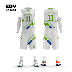 Maillot de basket-ball personnalisé pour le dropshipping, uniforme réversible pour équipe de basket-ball - Product Image 3