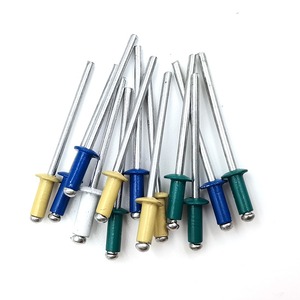 Rivets aveugles DIN7337 3,2 x 11 mm à tête plate ronde, pour systèmes de mesure en aluminium, acier et fer, 1000 pouces + vendus - Product Image 1