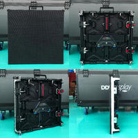 Écran LED personnalisé monobloc DDW en stock, P2.604 P3.91, 7680Hz, haute résolution, mur vidéo extérieur, affichage de location