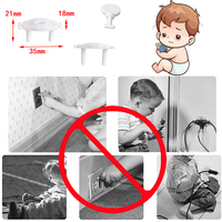 Couvercle rotatif de sécurité pour bébé 2 trous rond norme européenne prise de protection électrique pour enfants