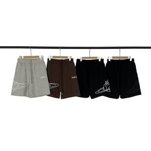 <span class=keywords><strong>Pantalones</strong></span> <span class=keywords><strong>Cortos</strong></span> de Verano Americanos Estilo Streetwear con Bordado de Letras 'Broken Pla', Cintura Alta, Transpirables y de Corte Holgado para <span class=keywords><strong>Hombre</strong></span> y Mujer, Casuales - Product Image 3