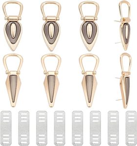 Pcs Metal Bag Chain Buckle Styles Metal Side Clip Buckle With Side Loop Purse Suspension Clasp <b>Handbag</b> Chain Hanger Buckles Stra - Product Image 1